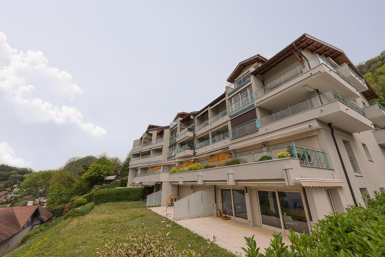 L'Hermitage, 3 Appartements Avec Terrasse, Vue Lac, Parking Et Piscine, Lla Selections By Location Lac Annecy Talloires Exteriör bild