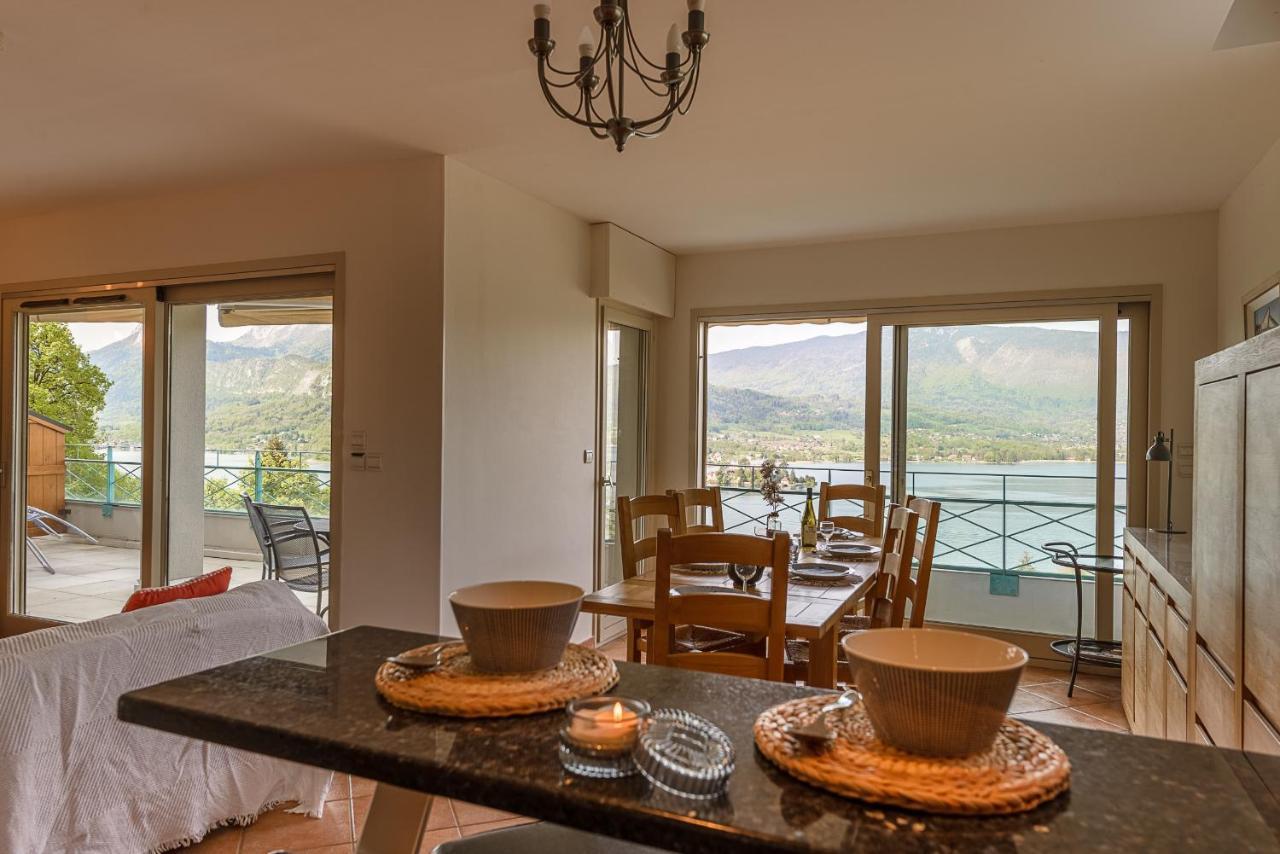 L'Hermitage, 3 Appartements Avec Terrasse, Vue Lac, Parking Et Piscine, Lla Selections By Location Lac Annecy Talloires Exteriör bild