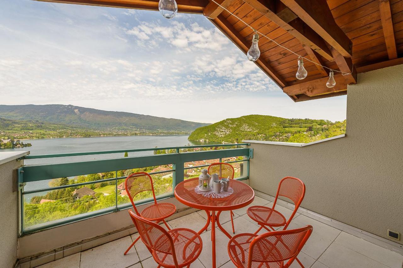 L'Hermitage, 3 Appartements Avec Terrasse, Vue Lac, Parking Et Piscine, Lla Selections By Location Lac Annecy Talloires Exteriör bild