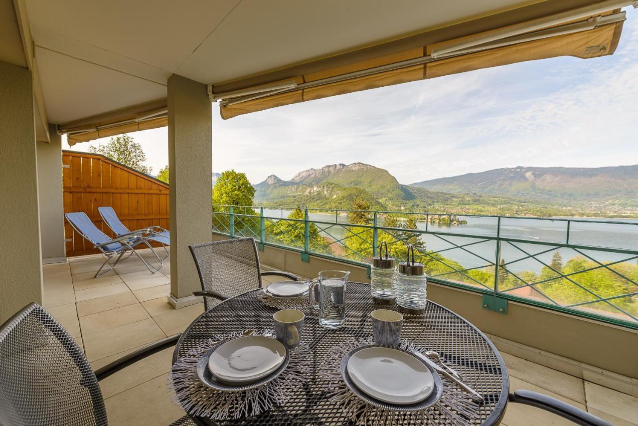 L'Hermitage, 3 Appartements Avec Terrasse, Vue Lac, Parking Et Piscine, Lla Selections By Location Lac Annecy Talloires Exteriör bild