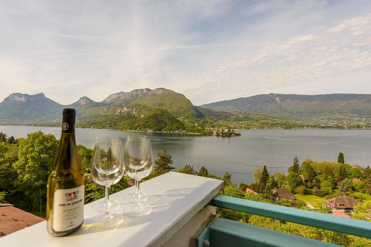 L'Hermitage, 3 Appartements Avec Terrasse, Vue Lac, Parking Et Piscine, Lla Selections By Location Lac Annecy Talloires Exteriör bild
