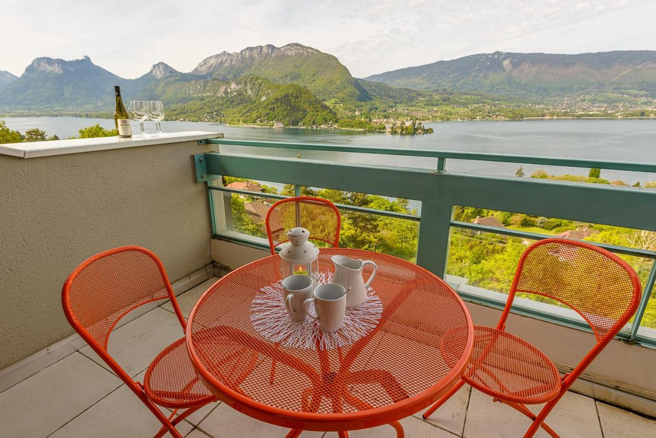 L'Hermitage, 3 Appartements Avec Terrasse, Vue Lac, Parking Et Piscine, Lla Selections By Location Lac Annecy Talloires Exteriör bild