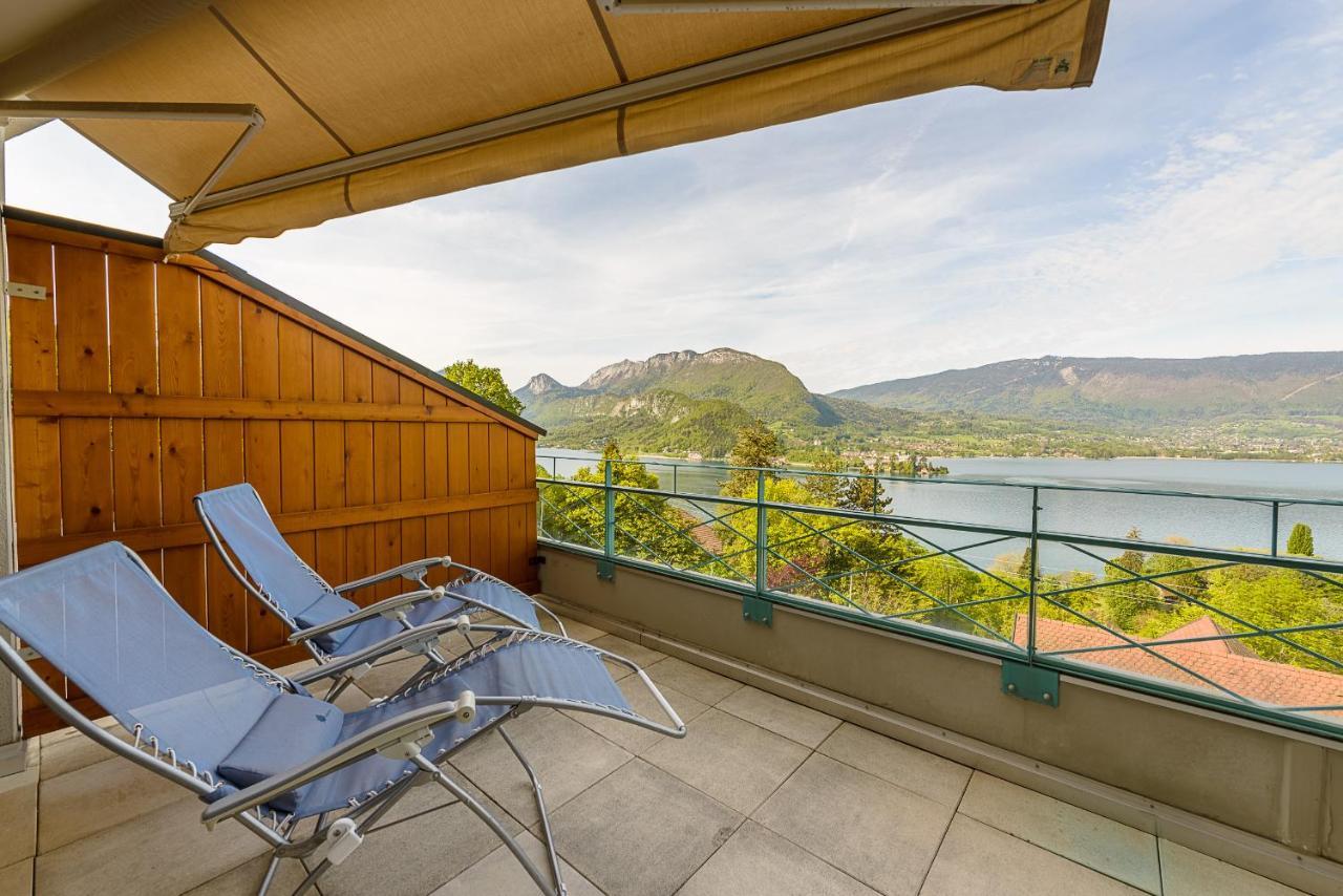 L'Hermitage, 3 Appartements Avec Terrasse, Vue Lac, Parking Et Piscine, Lla Selections By Location Lac Annecy Talloires Exteriör bild