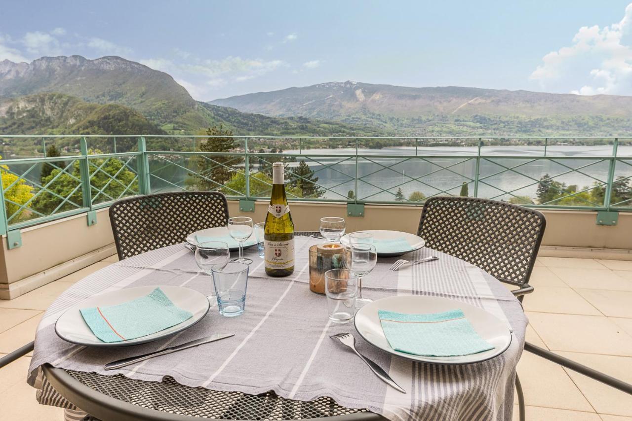 L'Hermitage, 3 Appartements Avec Terrasse, Vue Lac, Parking Et Piscine, Lla Selections By Location Lac Annecy Talloires Exteriör bild