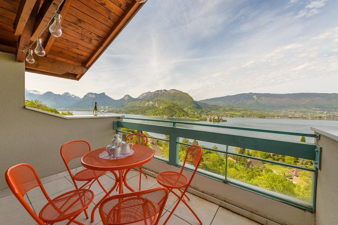 L'Hermitage, 3 Appartements Avec Terrasse, Vue Lac, Parking Et Piscine, Lla Selections By Location Lac Annecy Talloires Exteriör bild