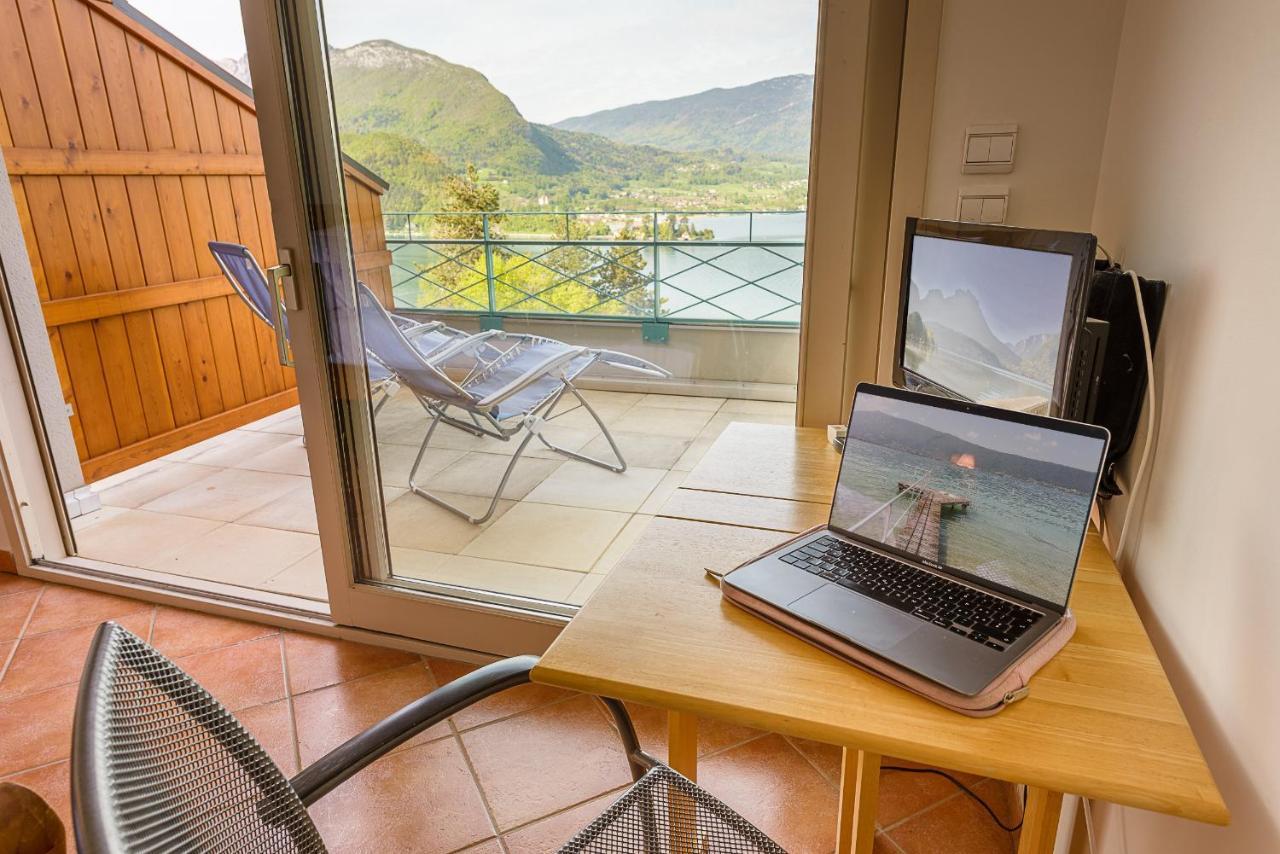 L'Hermitage, 3 Appartements Avec Terrasse, Vue Lac, Parking Et Piscine, Lla Selections By Location Lac Annecy Talloires Exteriör bild